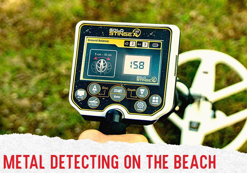 Metal Detecting on the Beach